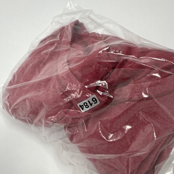 Zyia Performance Tee Shirt Womens Small Red Heathered Thumb Holes Compression - Picture 9 of 9